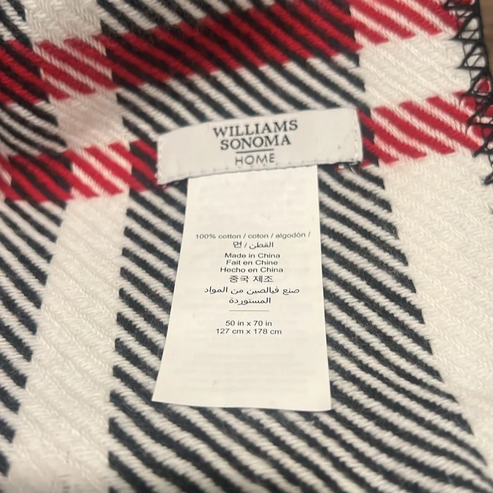 Williams Sonoma Home Plaid Throw